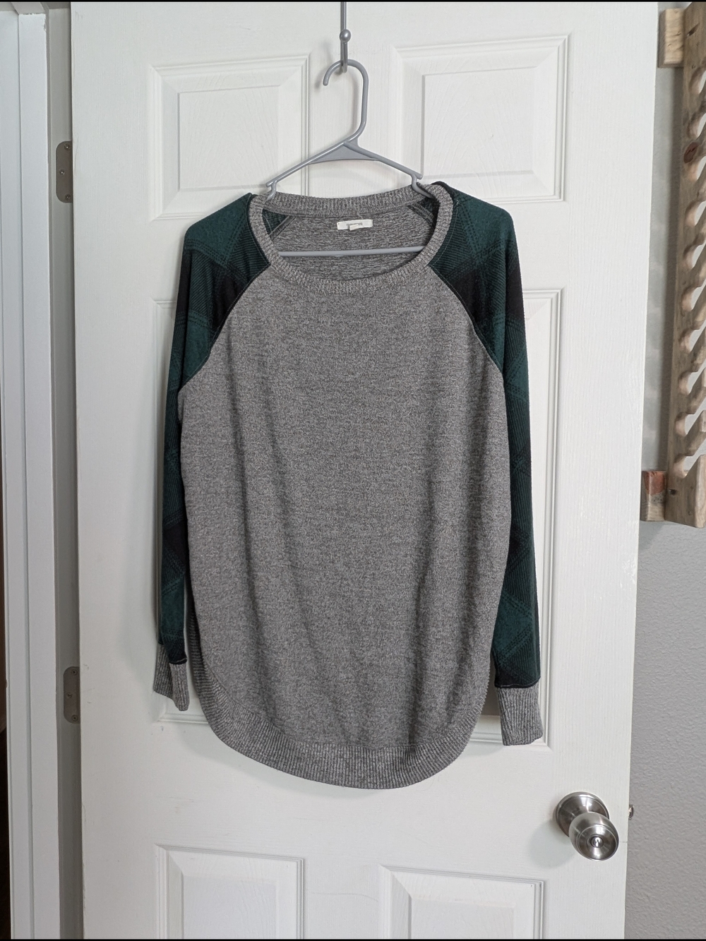 Maurices Heather Gray Knit Crewneck Sweater